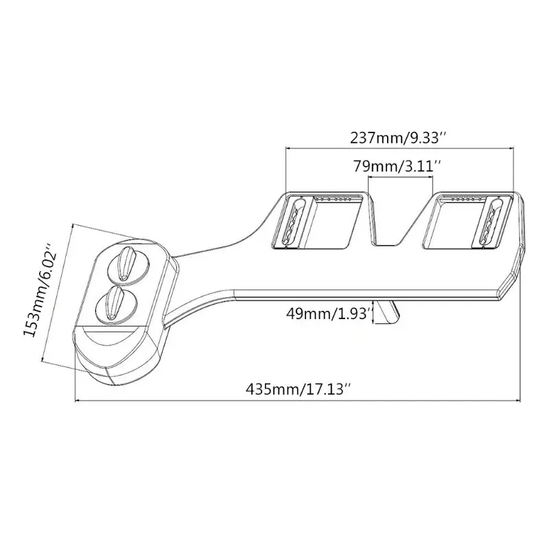 

13MA Warm Water Bidet Toilet Attachment Hot and Cold Non-Electric Bidet Sprayer with Single Nozzles