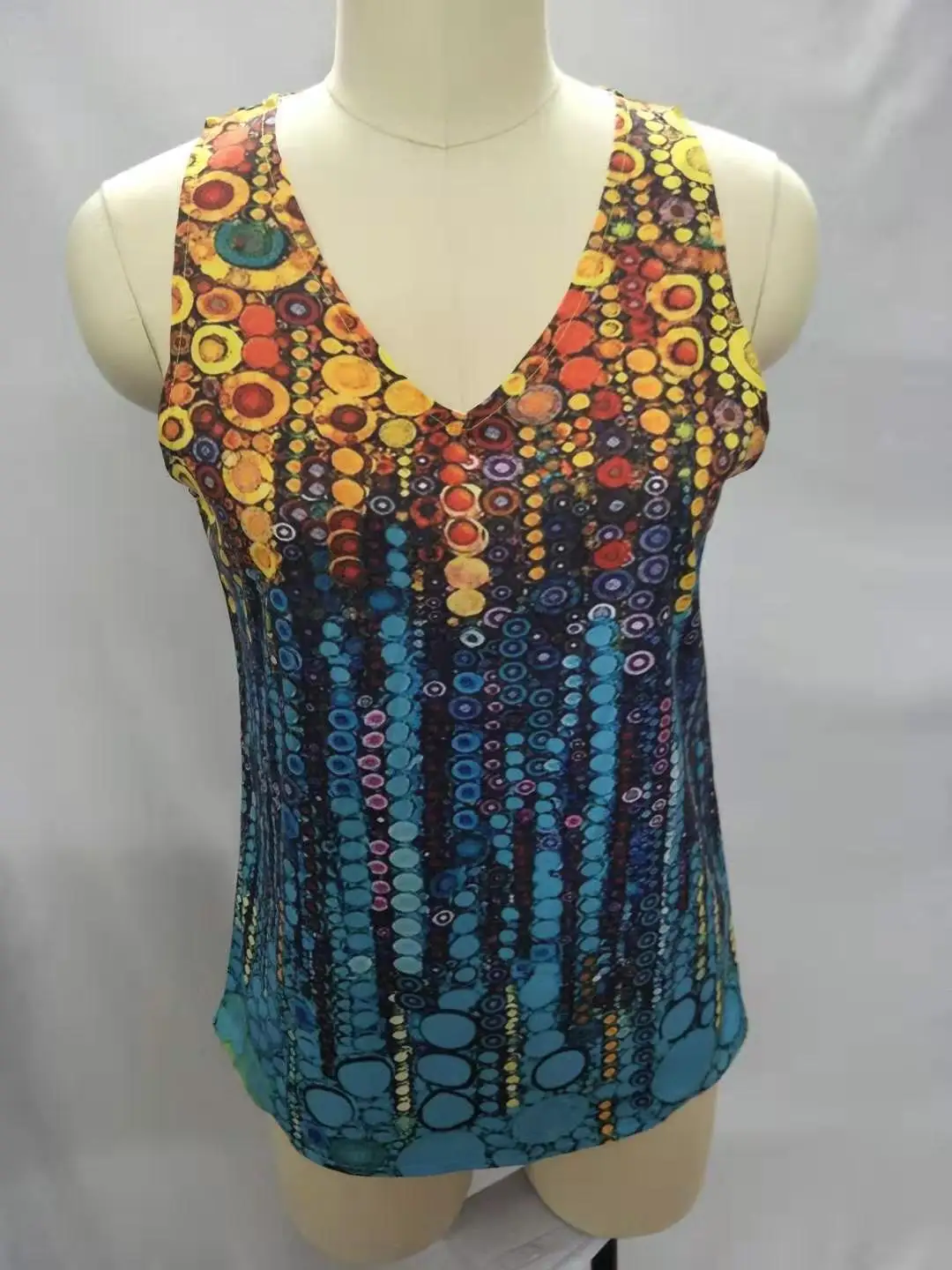 

Women's Floral Tank Top For Casual Printed Top Female Vests S;eeveless Blusas Summer Woman Tanks Dropshipping