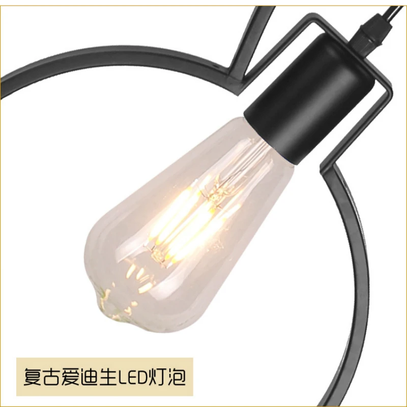 Креативный велосипедный железный подвесной светильник в скандинавском стиле ds