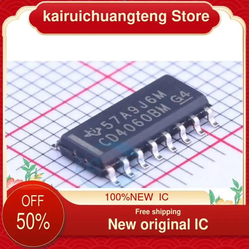 

10PCS CD4060BM CD4060BM96 SOP16 New original IC