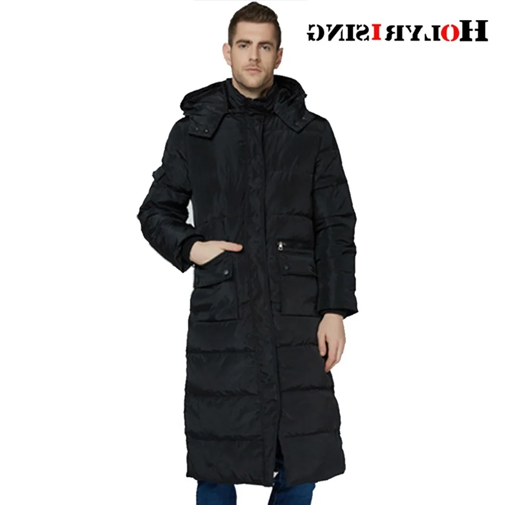 

Длинный классический мужской пуховик, мужское утепленное пальто, зимняя куртка, теплая верхняя одежда, мужские пуховики #18225