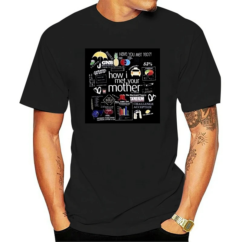 

Men T Shirt How I Met Your Mother Mashup Funny t-shirt Novelty Tshirt Women
