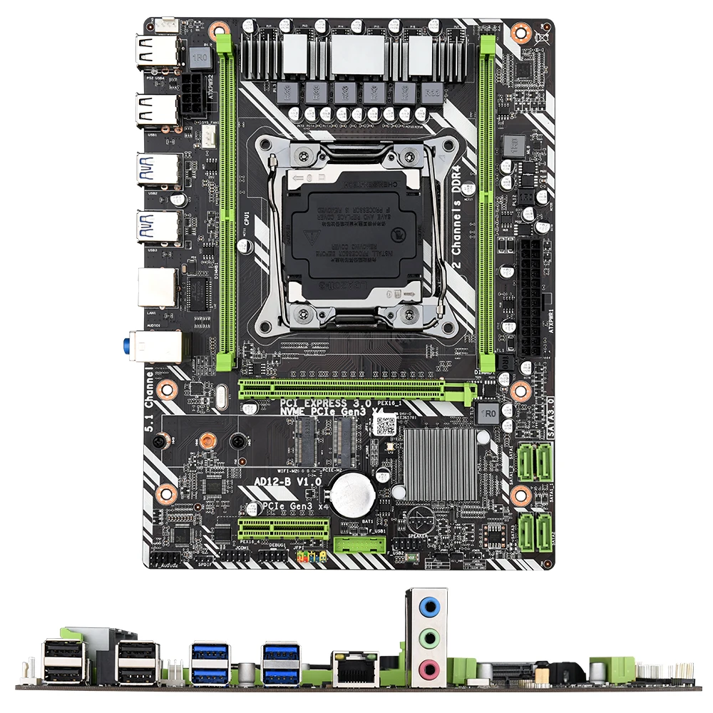 Материнская плата DAIXU X99 разъем LGA2011 -V3 V4 поддержка памяти DDR4 и процессора Xeon E5 V3