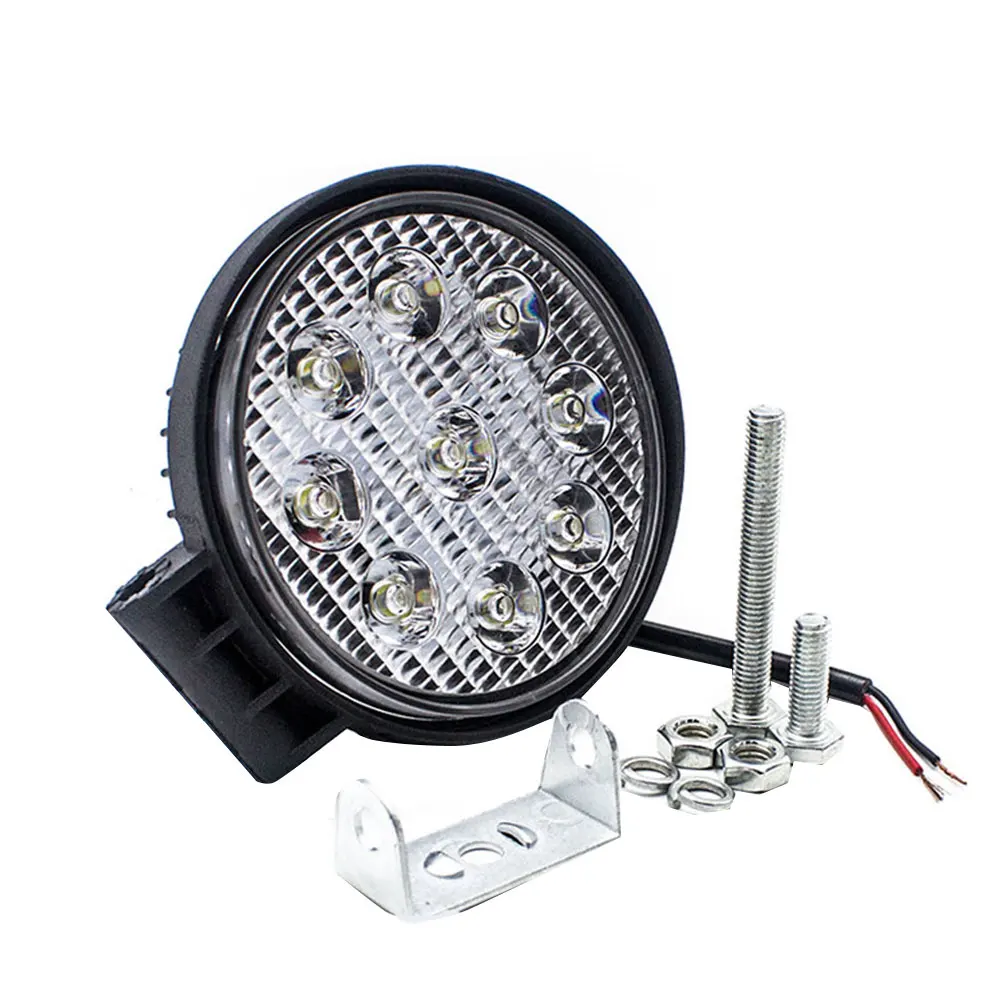 6500K Автомобильный светодиодный светильник точечный луч круглый рабочий