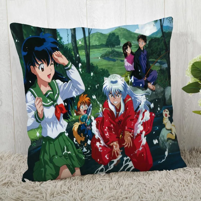 Наволочки на заказ InuYasha квадратная наволочка Рождественская Наволочка молнии