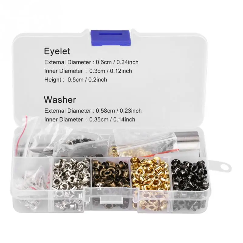 420 шт. 3 мм люверсы шайбы Люверсы с ручных инструментов для крепления