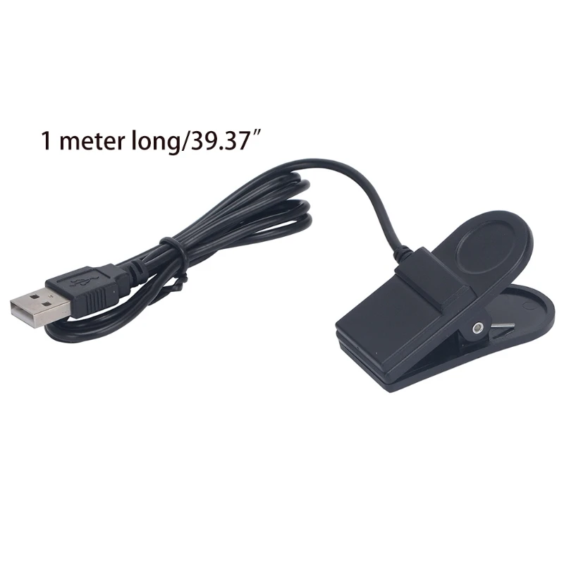 USB Charging Clip Cord for Golf-buddy WT3 Smart Watch 1m/3.28ft USB Charging Clip Cord Charger Buckle Portable charger