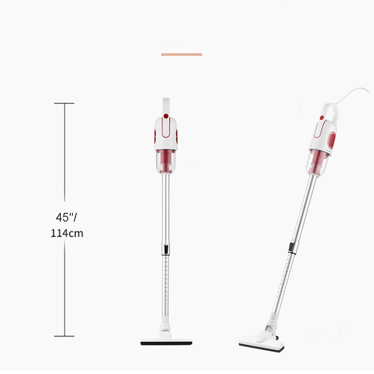 

Becornce 700W 14000Pa 2 In 1 Handheld Vacuum Cleaner Home Cleaning Strong Suction Dust Collector Portable Extension Rod