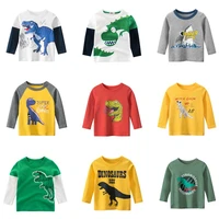 children clothes t shirts print girls cotton boys dinosaur children children baby shirt child tops cartoon tops complete long sl