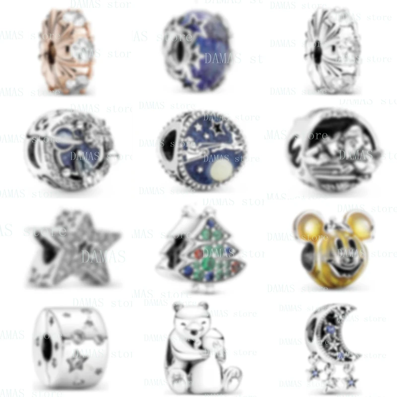

Christmas Pandoras 925 Original Charms Seed Beads Diy Bracelets For Women Sterling Silver Gemstones Jewelry 2021 Free Delivery