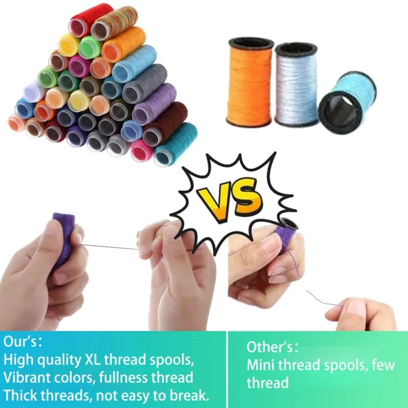 

Sewing Kit For Adults 200-piece Set Of High-quality Portable Household DIY Accessories