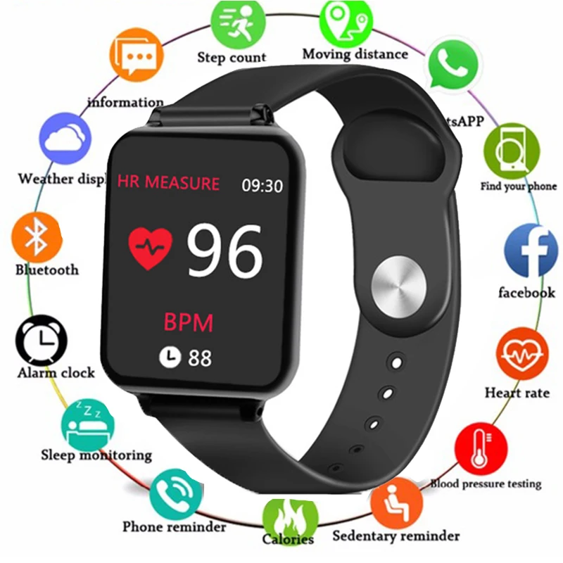 B57 умные часы водонепроницаемые спортивные для iphone телефон Smartwatch монитор