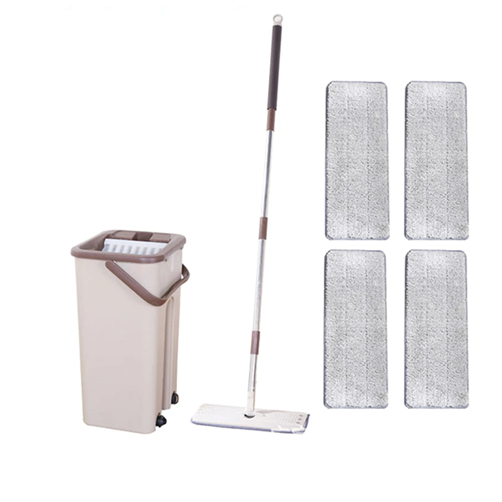 

Spot Dust Wizard Mop Cleaning Tool Kit Rotating Tile Marble Floor for Home Bedroom Kitchen QP2