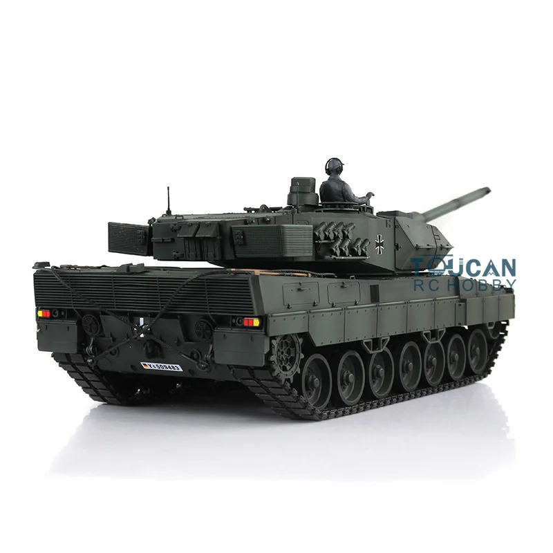 1/16 HENG LONG 7 0 Leopard2A6 RC Tank 3889 металлические треки отдача ствола TH17610-SMT4 bers - купить по