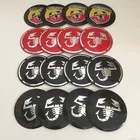 4 шт. 56 мм Abarth Центральная втулка колеса автомобиля, колпачки, эмблема, значок, наклейка для скорпиона 500 1000TC 1100, Скорпион, паук