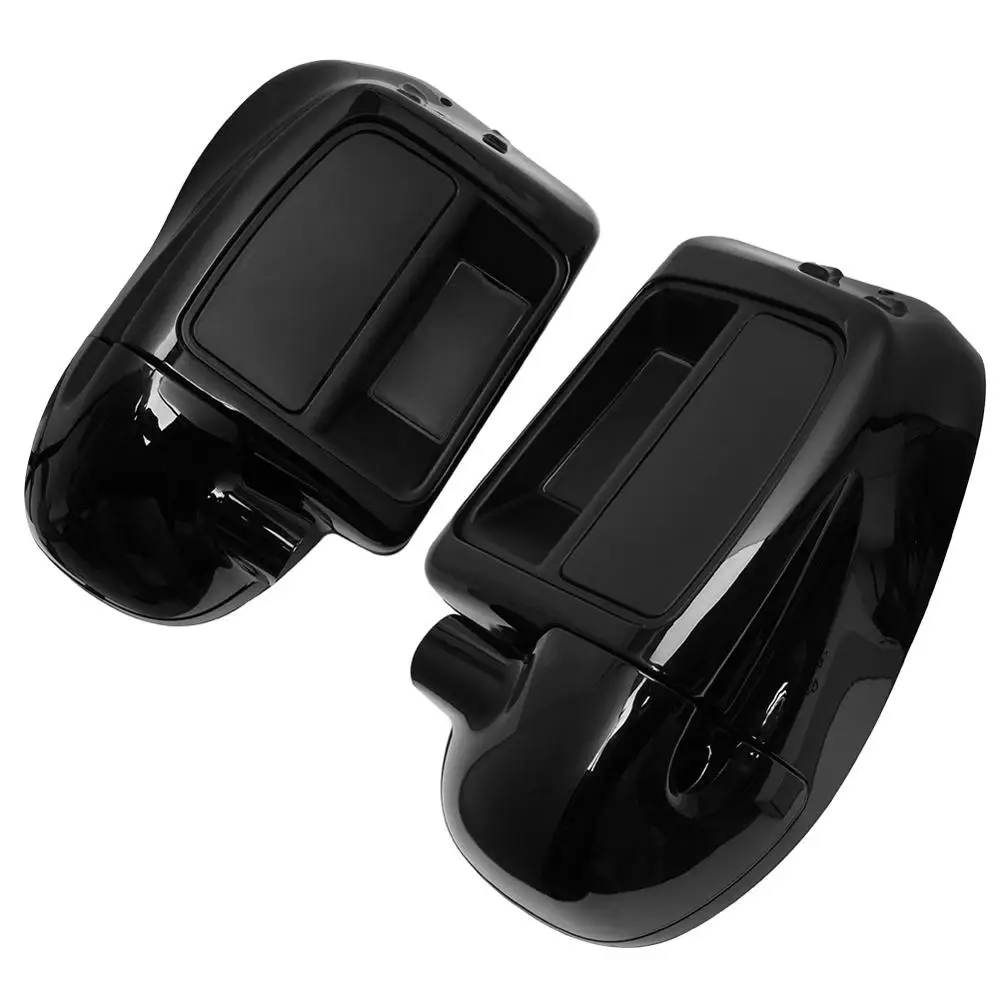 Motorcycle Bright Black Lower Vented Fairing Leg Warmer Glove Box For Harley Touring Road King Street Electra Glide 2014-2020 | Автомобили