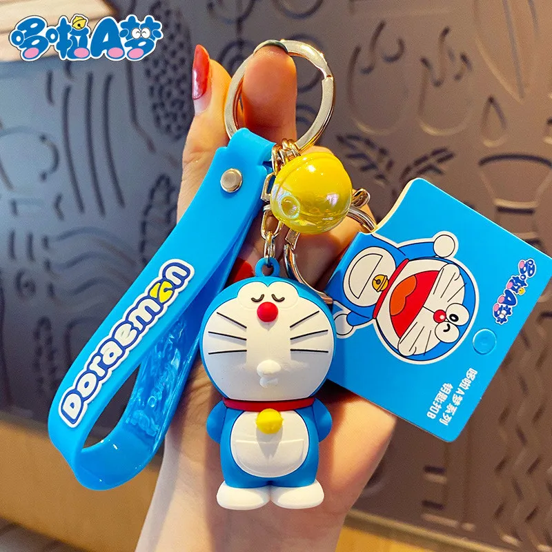 Брелки Doraemon из ПВХ мультяшный аниме Кот Дораэмон кукла экшн-фигурки креативный