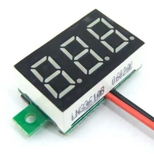 EAFC Mini 0 36 дюйма DC 100 в 3 битный цифровой светодиодный дисплей панель измеритель