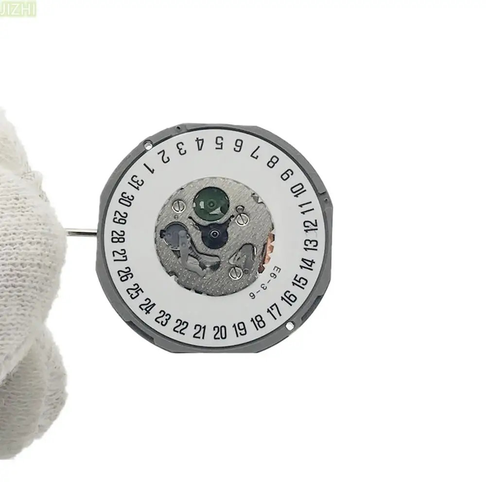 

2,75 мм 3-контактный часовой механизм с регулируемым стержнем, запасные части даты на 3/6, замена для кварцевых часов Miyota 1M12