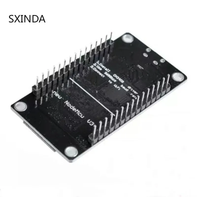 Беспроводной модуль NodeMcu v3 CH340 Lua WIFI Интернет вещей макетная плата ESP8266 с антенной
