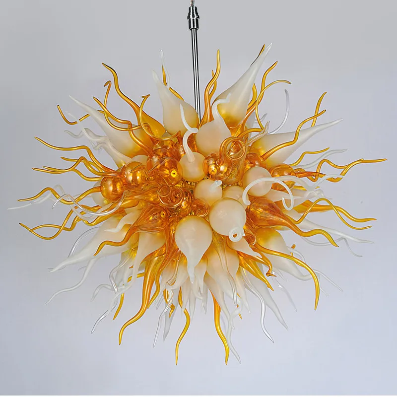Современные белые и золотые художественные светодиодсветодиодный люстры из 100%