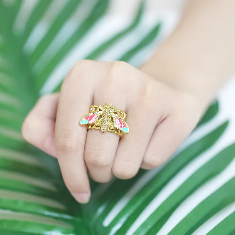 Фото Женское металлическое кольцо в стиле хип-хоп | Украшения и аксессуары