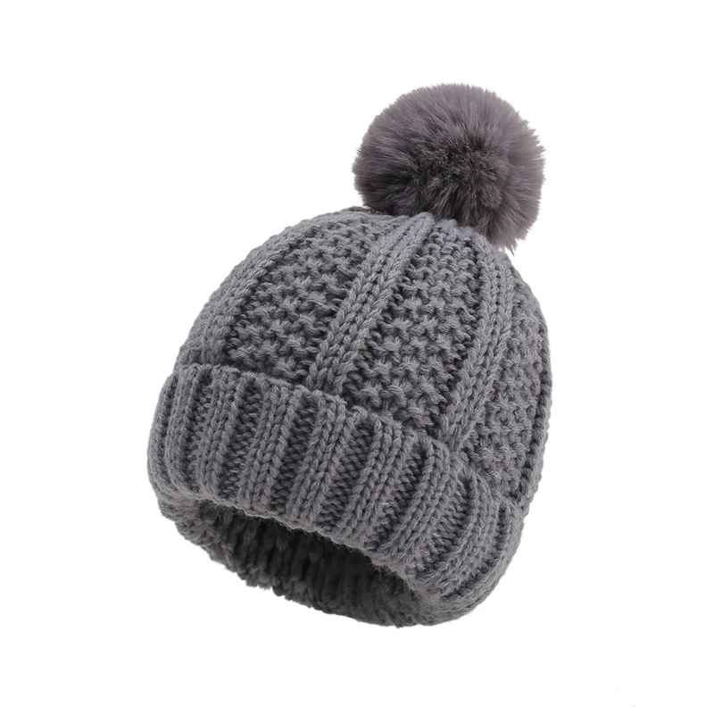 

2Pcs Kid Girls Boys Infant Winter Warm Micro Fleece Scarf Hat Set Baby Kids Knit Beanie Cap