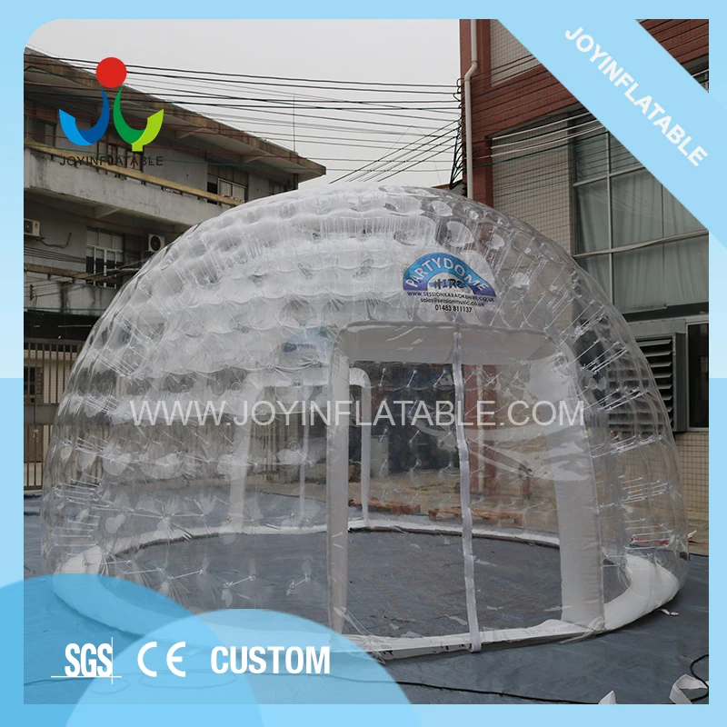 Дешевая надувная прозрачная купольная палатка Igloo для кемпинга на складе|clear