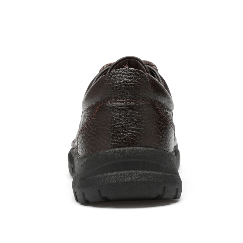 Мужские ботинки ручной работы водонепроницаемые полусапожки из натуральной