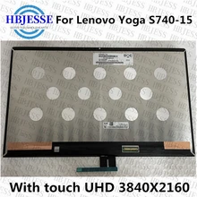 Original Test well 15.6 inch for Lenovo ideapad Yoga S740-15 S740-15IRH 81NX 81NW LCD touch screen assembly FHD or UHD