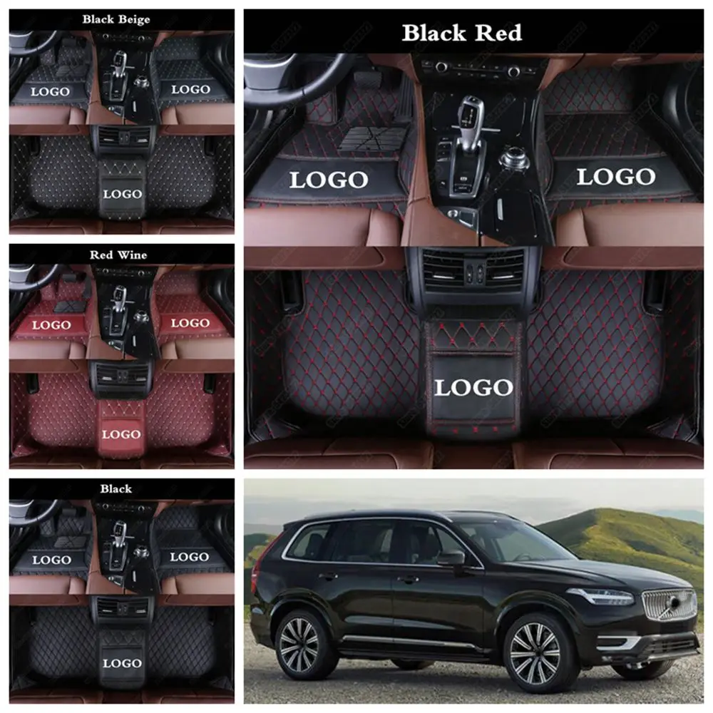 Автомобильный коврик напольный для Volvo XC40 XC60 XC70 XC90 V40 V60 V90 C30 S40 S60 S80 S90