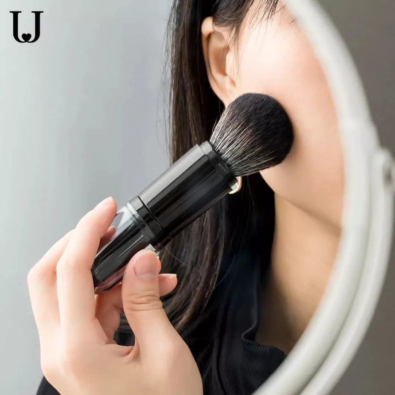 Jordan&ampJudy Portable Retractable Makeup Brushes Set Mini Eye Shadow Loose Powder Blush Smudge Brush Travel Beauty Tools | Дом и сад