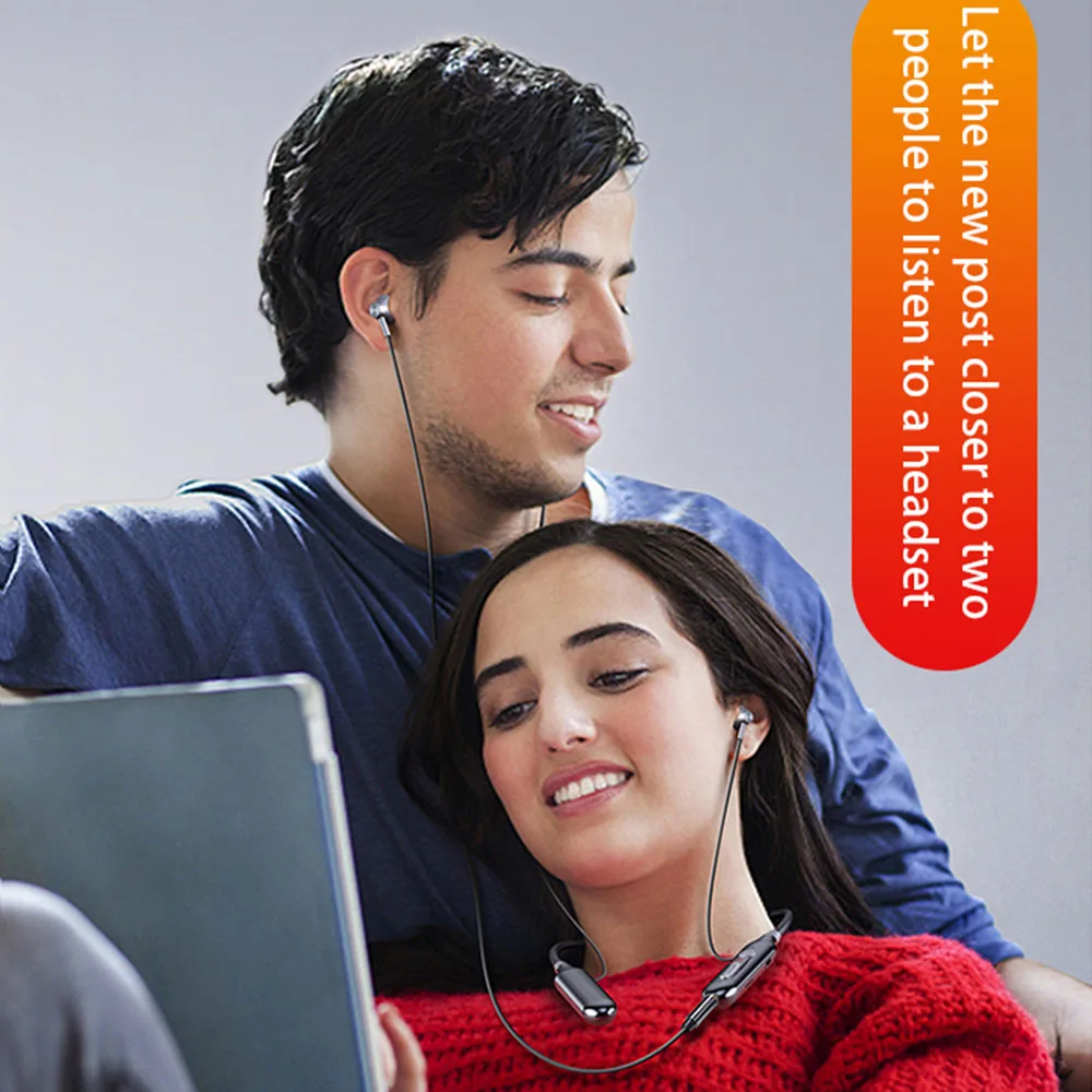 Bluetooth-наушники с магнитным всасыванием водостойкие 100 часов работы | Электроника