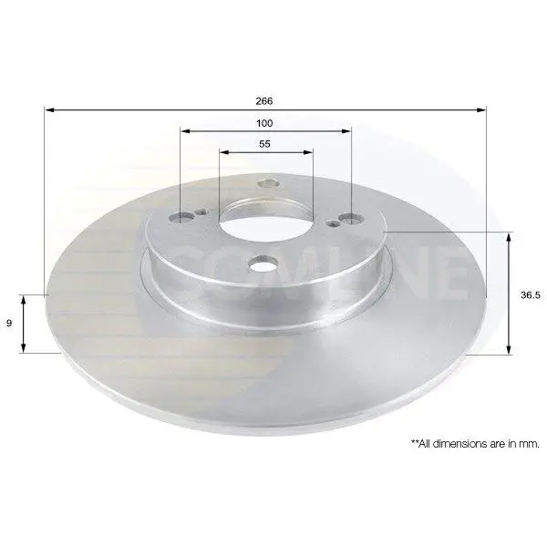 Disc brake COMLINE ADC0155 | Автомобили и мотоциклы