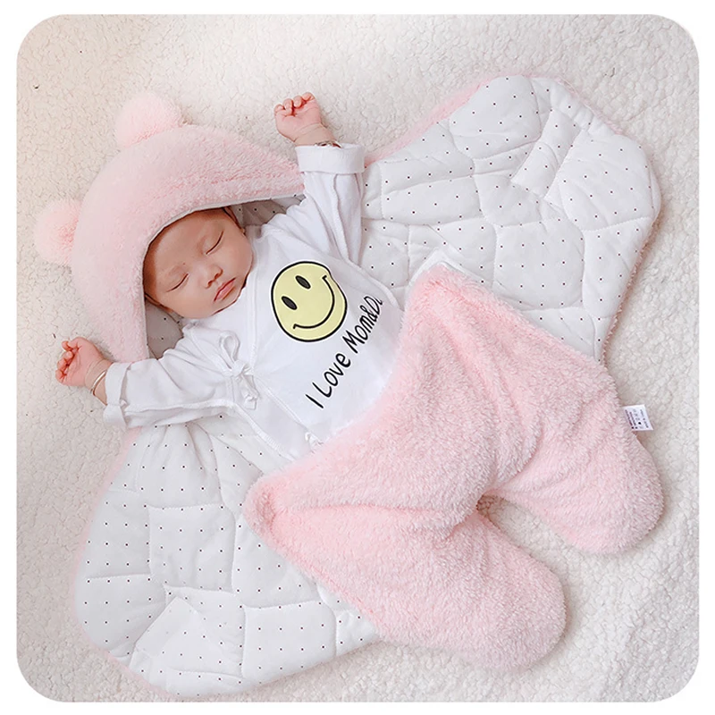 

Newbron Baby Blanket Swaddle 0-6M Baby Receiving Blankets Cotton Soft Sleepping Bag Blanket Swaddle Boys Girls Wrap Bebe