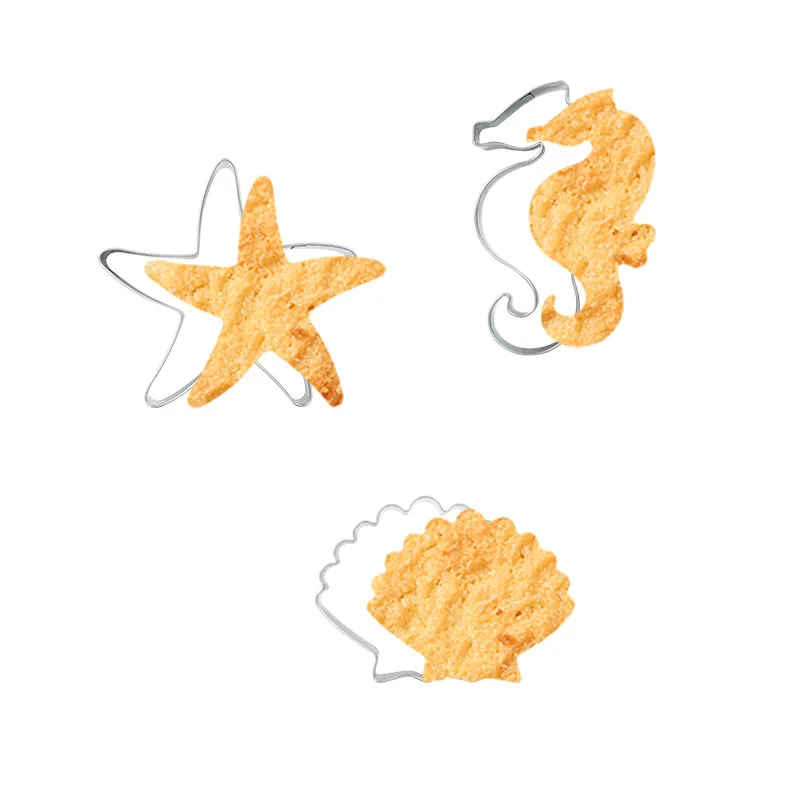 

1pc Biscuit Cookie Cutter Mold Stainless Steel Flamingo Pineapple DIY Baking Moulds Pastry Tools Hawaiian Wedding Party Supplies