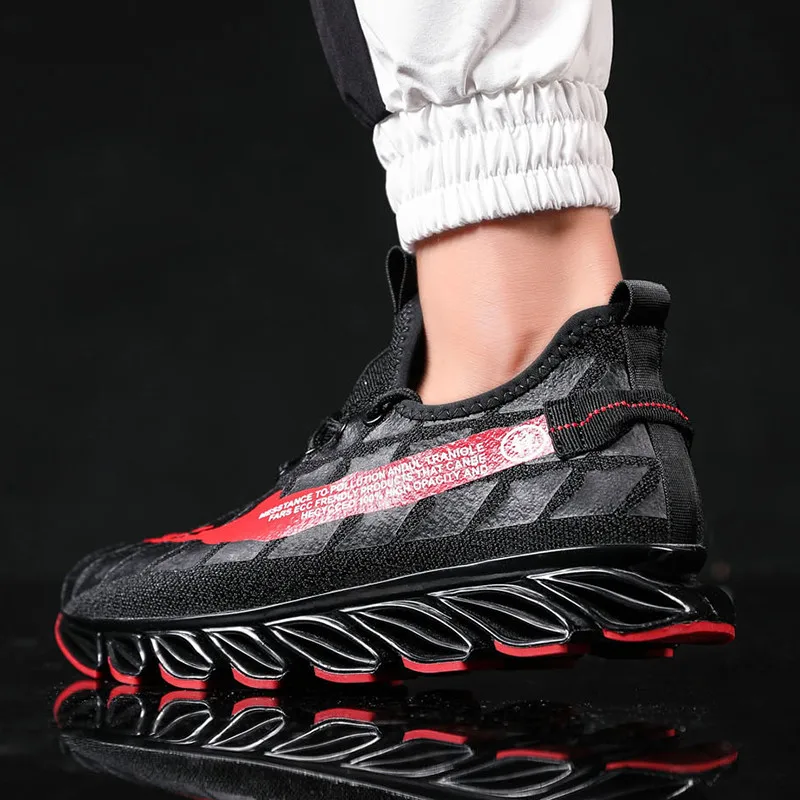 Новые стильные мужские кроссовки с клинком дышащая амортизирующая спортивная