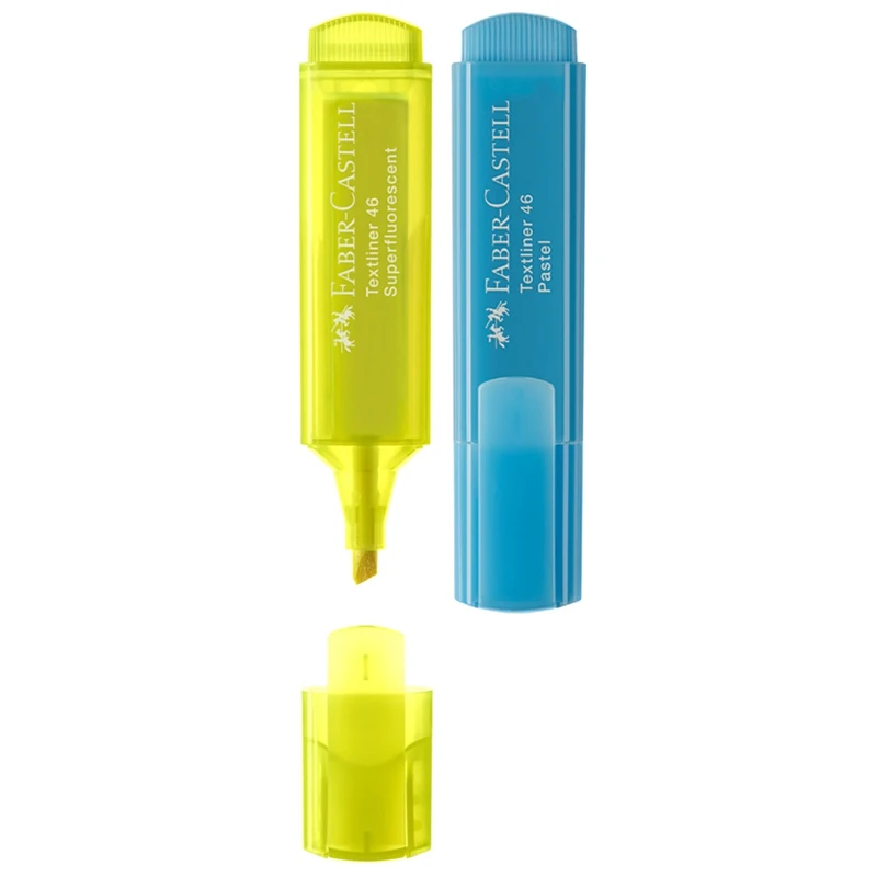 Set tekstovydeliteley Faber-Castell &quot46 Pastel + Superfluorescent" 8 col. 1-5mm plastic. y. evropodves Goods for study Writing materials