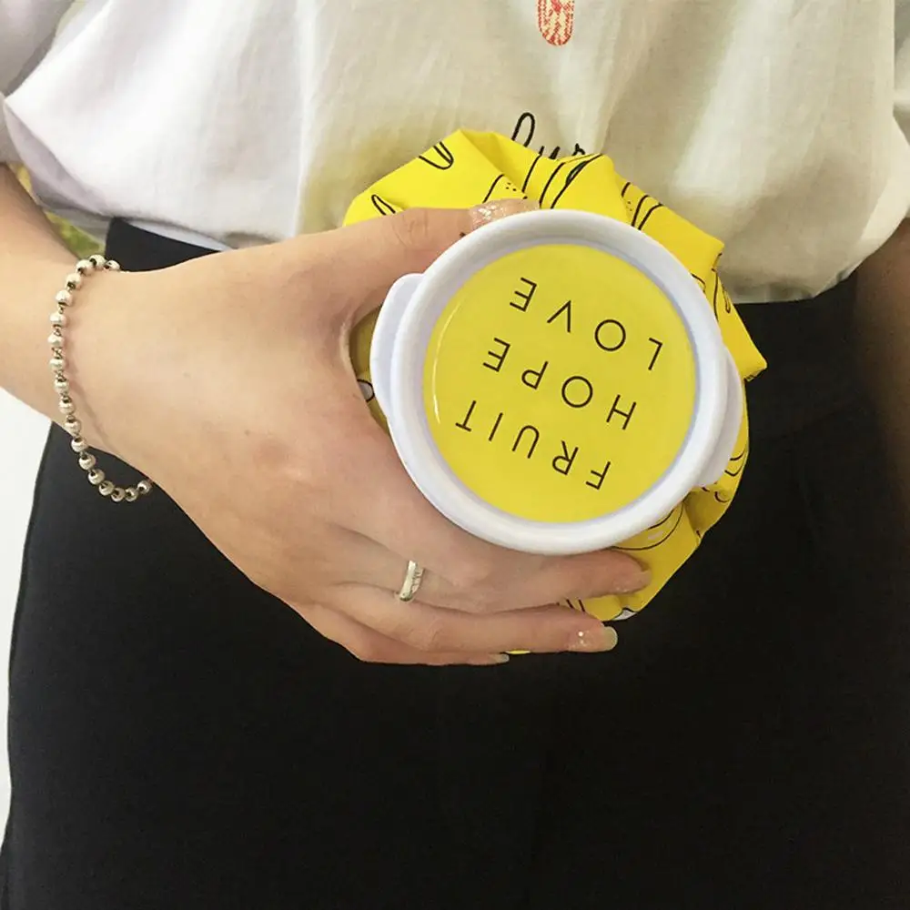 Летняя сумка для льда с мультяшным принтом зимняя теплая двойного назначения