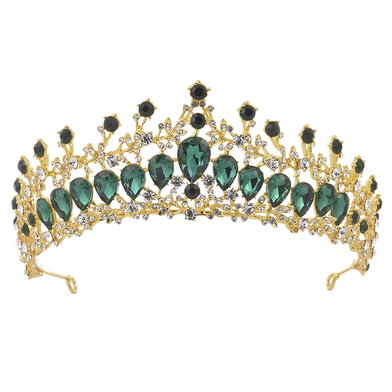 

Crystal Bridal Rhinestone Crowns Tiara Bride Headband For Wedding Diadem Queen Crown Hair Accessories