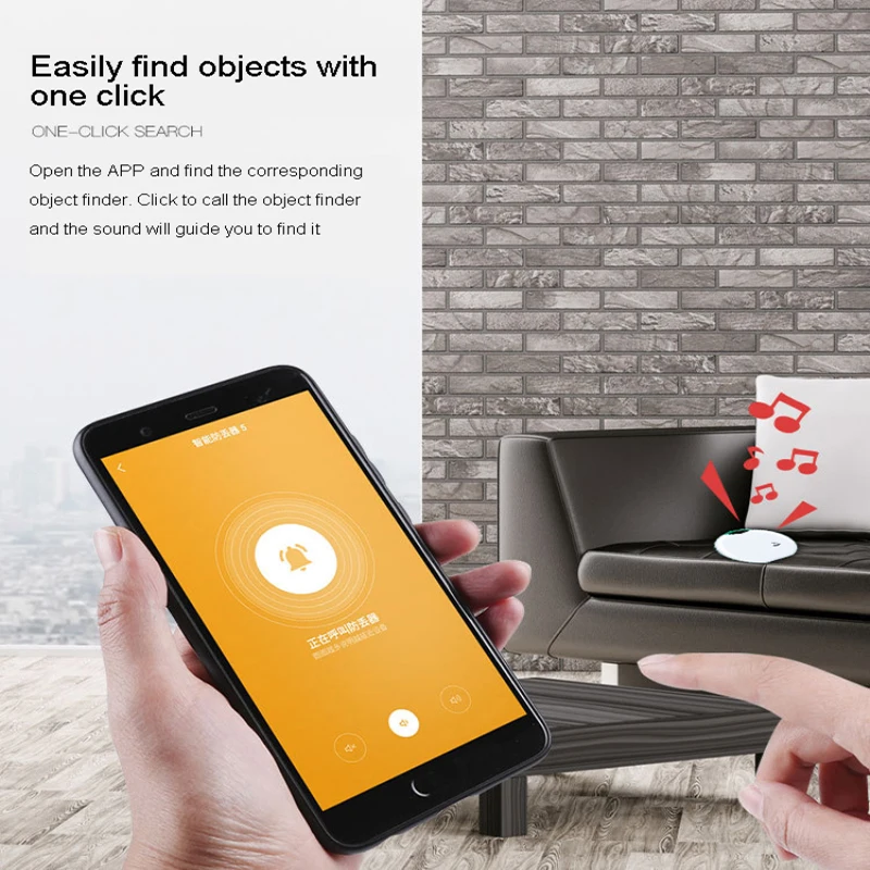 Смарт-метка Tuya с защитой от потери Bluetooth совместимый трекер ключами кошельками