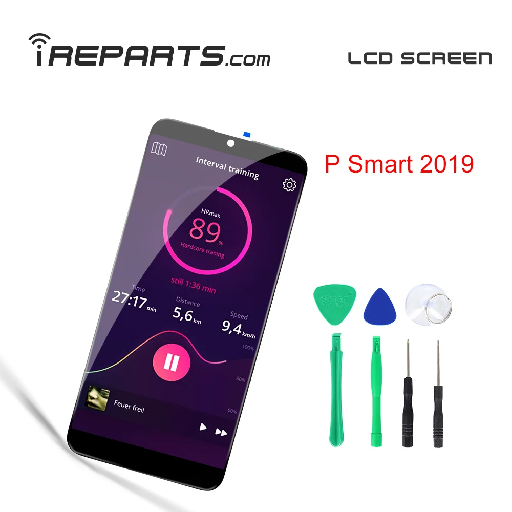 IREPARTS Замена ЖК экрана для huawei P Smart 2019 дисплей дигитайзер сенсорный экран