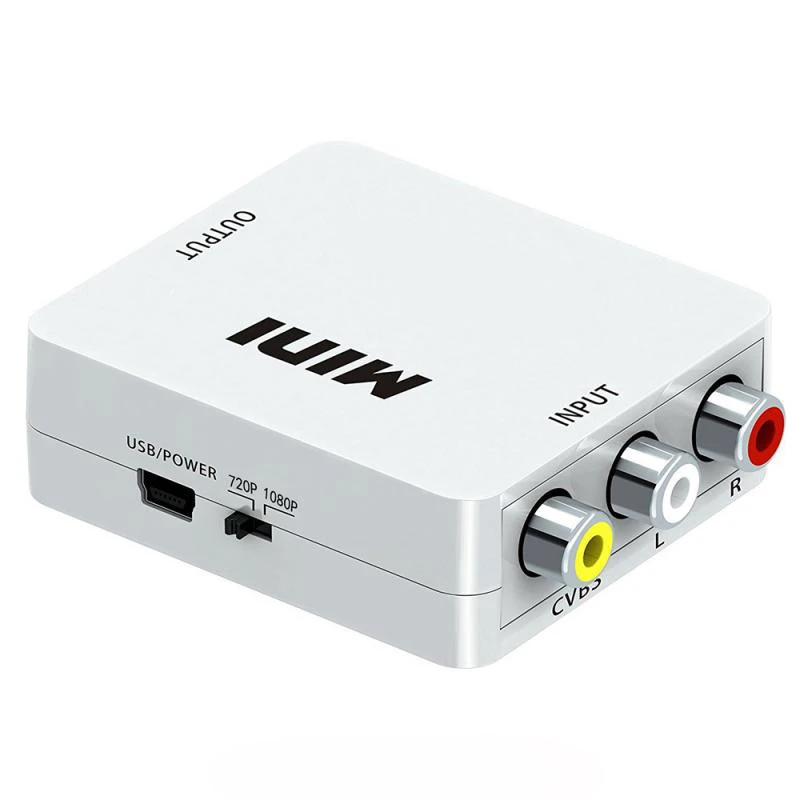 Композитный преобразователь с RCA на HDMI 1080P AV CVBS 3 HD видео AV2HDMI PAL SECAM PAL/MAudio TXTB1 |