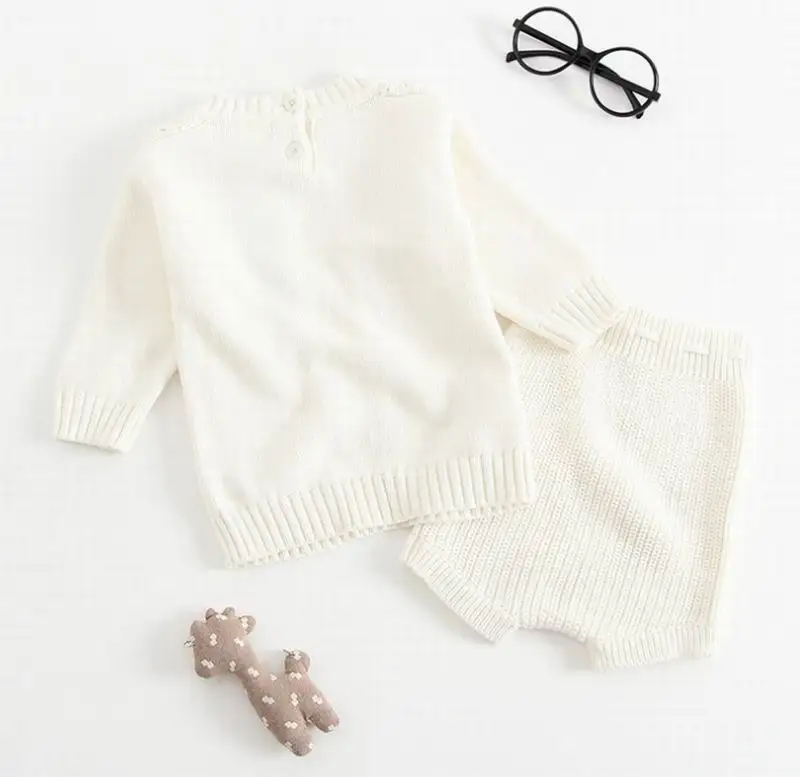 Кофта с длинным рукавом и шорты для мальчиков девочек E83001 От 0 до 2 лет | Детская