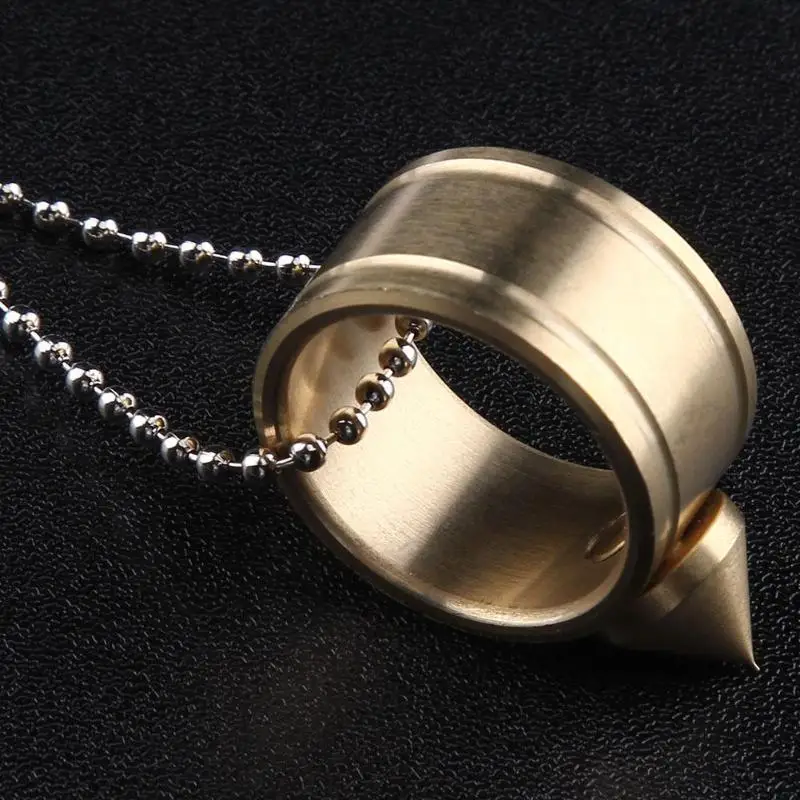 Латунное женское кольцо для самозащиты инструмент выживания на природе с