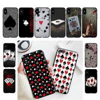 yndfcnb poker fashion phone case for iphone 11 8 7 6 6s plus x xs max 5 5s se 2020 11 12pro max iphone xr case