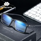 Оправа для очков Мужская с защитой от сисветильник, брендовые оптические аксессуары для работы за компьютером по рецепту, TR90, Черная