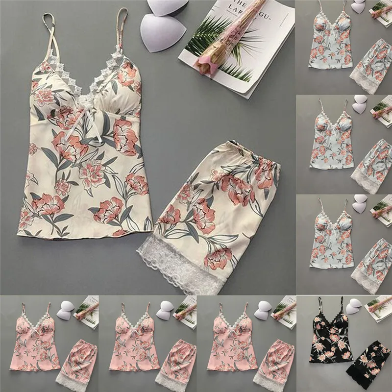 Женское атласное шелковое кружевное белье одежда для сна кимоно халат пижама