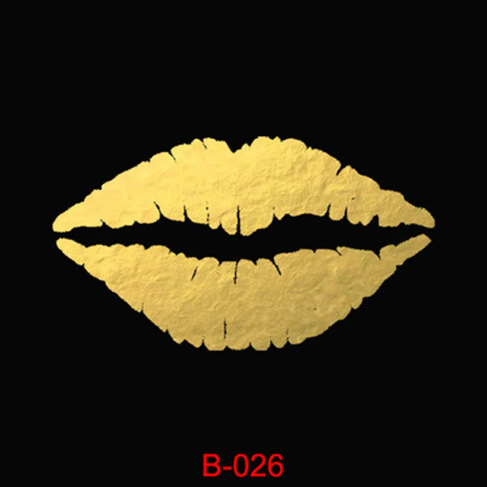 Тату-наклейки временные золотистые ювелирный браслет модная тату-паста для