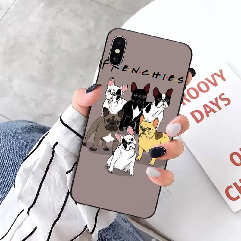 

Bulldog Cute dog animal high quality Phone Case funda for iPhone 11 12 pro XS MAX 8 7 6 6S Plus X 5S SE 2020 XR
